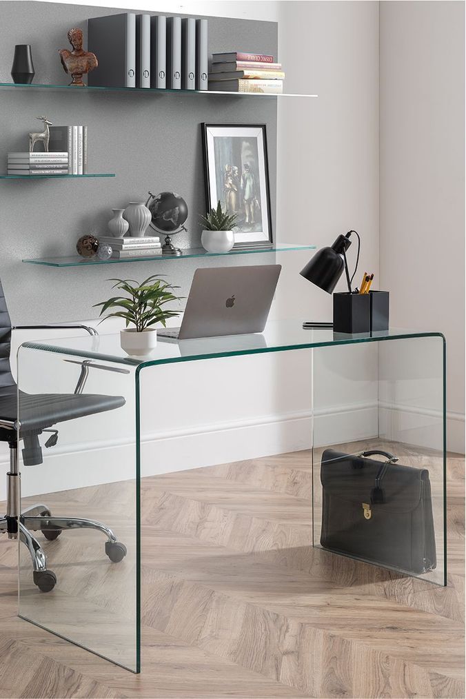 Glass Computer Desk Upgrade Your Office Space with a Sleek and Modern Glass Desk