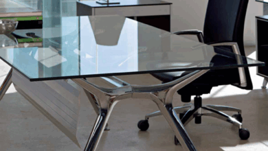 Glass Computer Desk