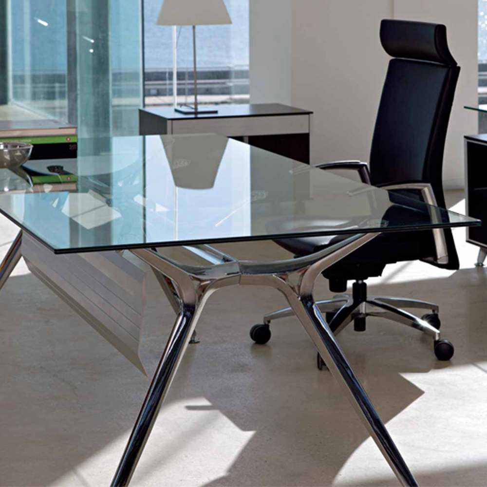 Glass Computer Desk a Modern and Stylish Addition to Your Home Office