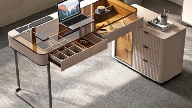 Glass Office Desk