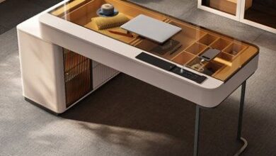 Glass Office Desk