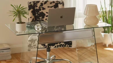 Glass Office Desk