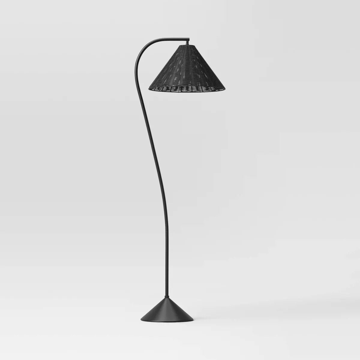 Gooseneck floor lamp popular choice for contemporary lighting schemes