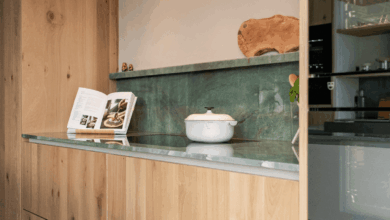Granite kitchen worktop