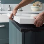 Granite kitchen worktop