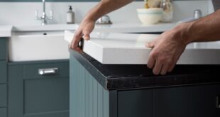 Granite kitchen worktop