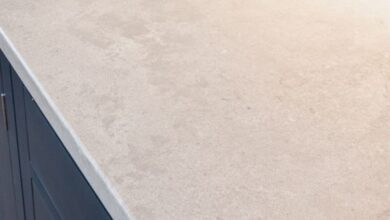 Granite kitchen worktop