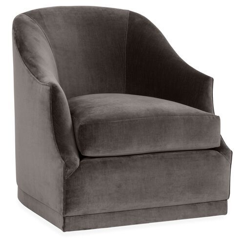 Gray Club Chair Stylish and Comfortable Armchair for Modern Living Spaces