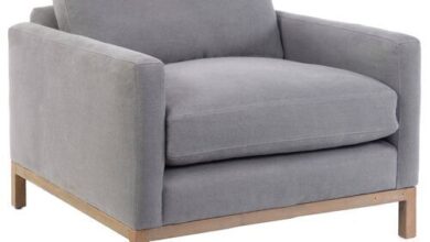 Gray Club Chair