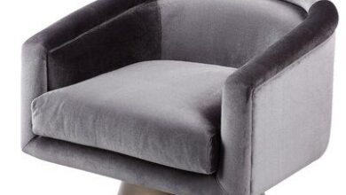 Gray Club Chair