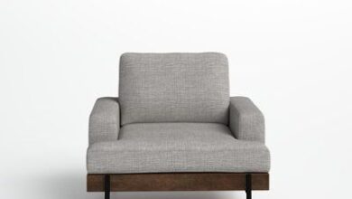 Gray Club Chair