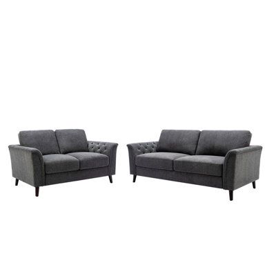 Gray Sofa And Loveseat