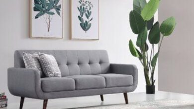 Gray Sofa And Loveseat
