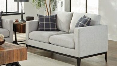 Gray Sofa And Loveseat