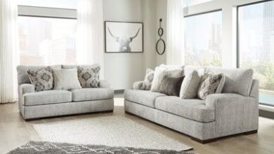 Gray Sofa And Loveseat