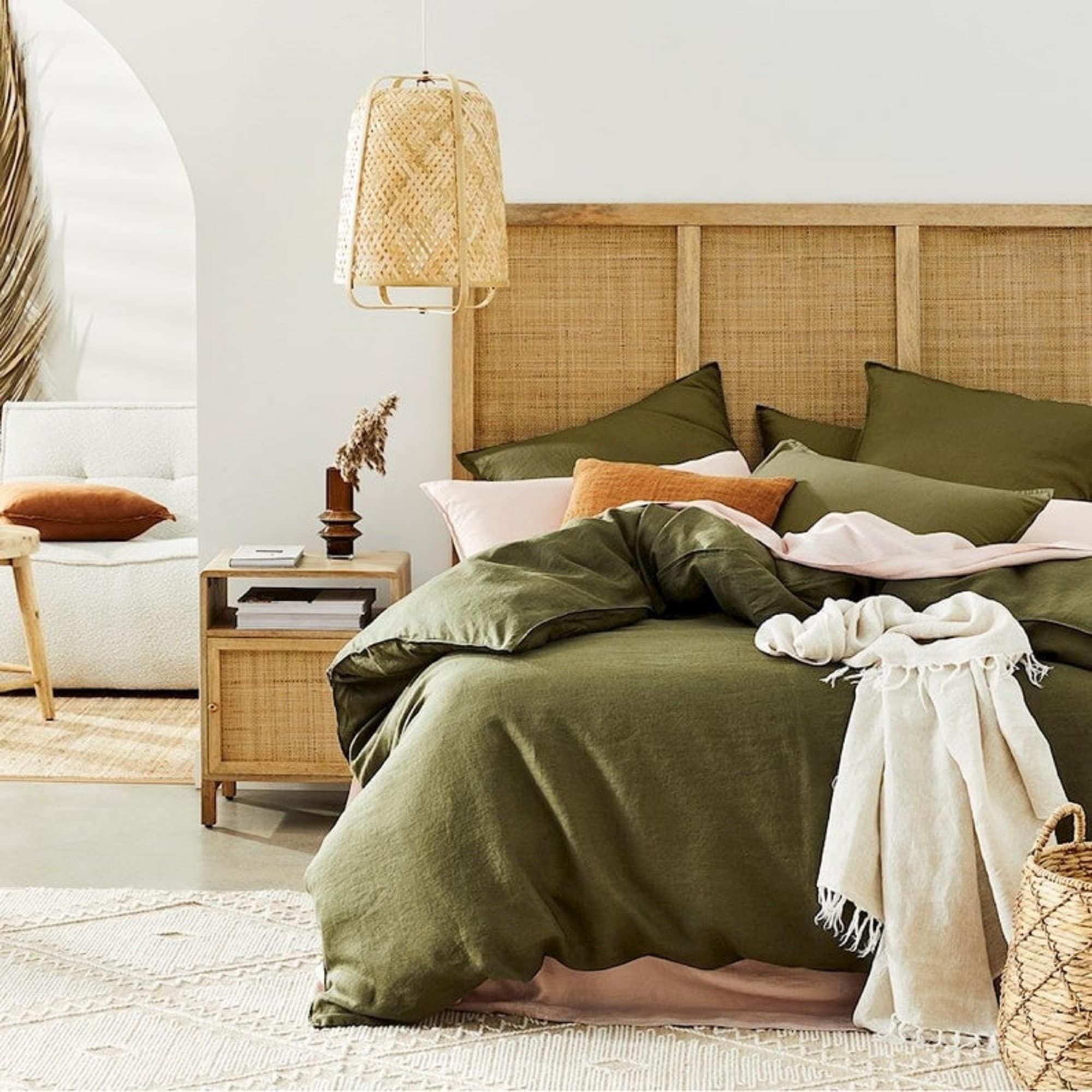 Green Duvet Covers for a Fresh Bedroom Update