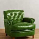 Green Leather Armchair