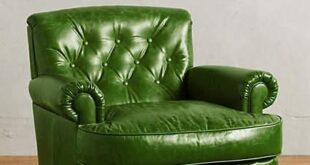 Green Leather Armchair