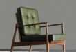 Green Leather Armchair