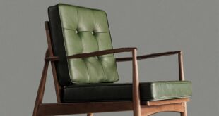 Green Leather Armchair