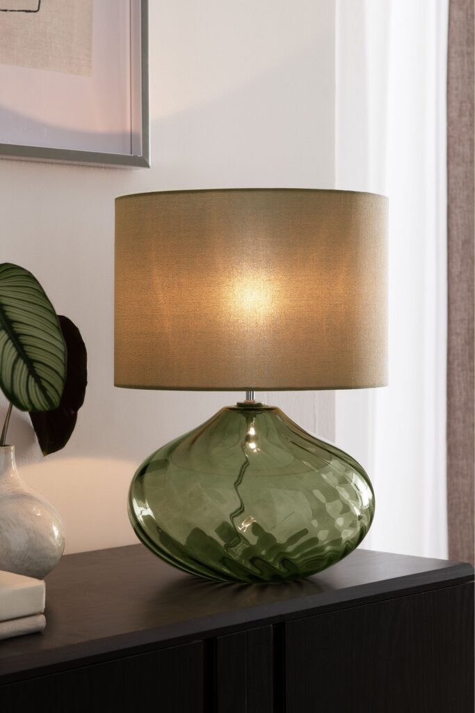 green table lamps