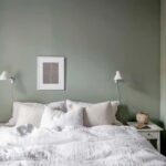 Green bedside lamps