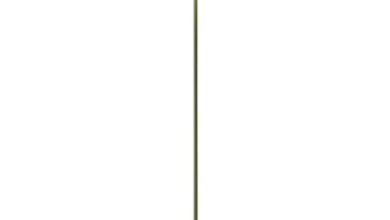 Green floor lamp
