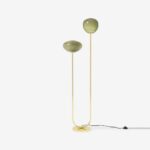 Green floor lamp