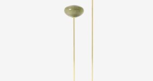 Green floor lamp