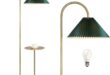 Green floor lamp