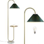 Green floor lamp
