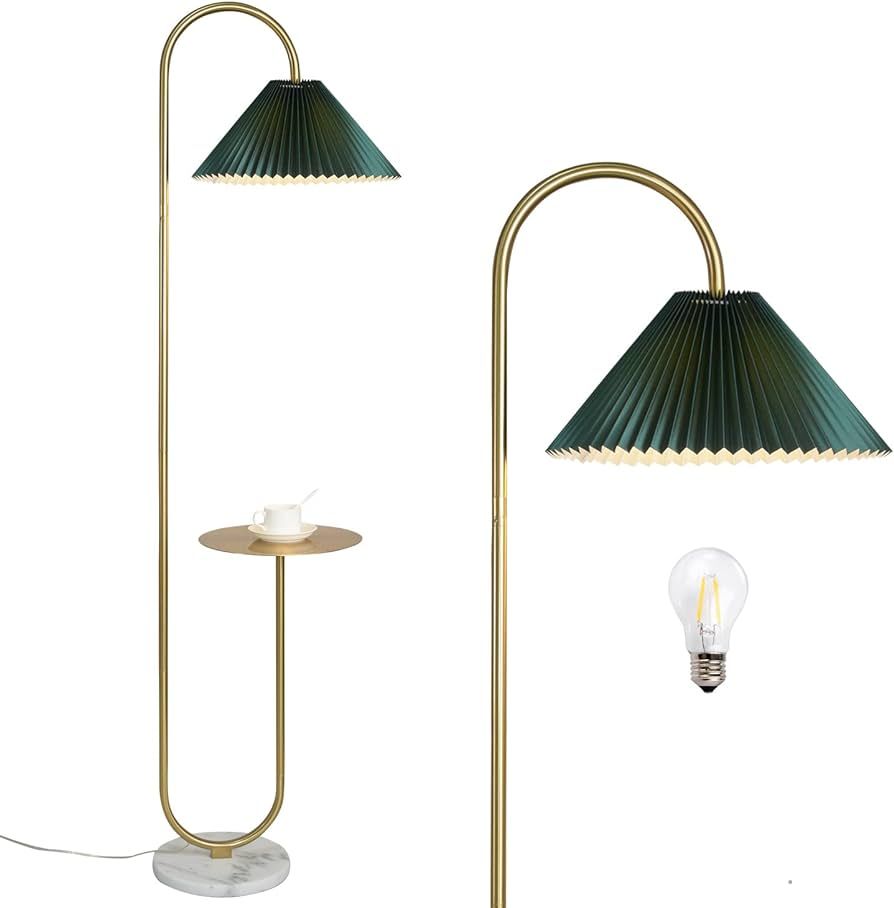 Green floor lamp