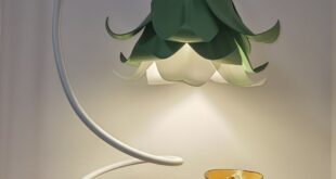 green table lamps