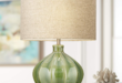 green table lamps