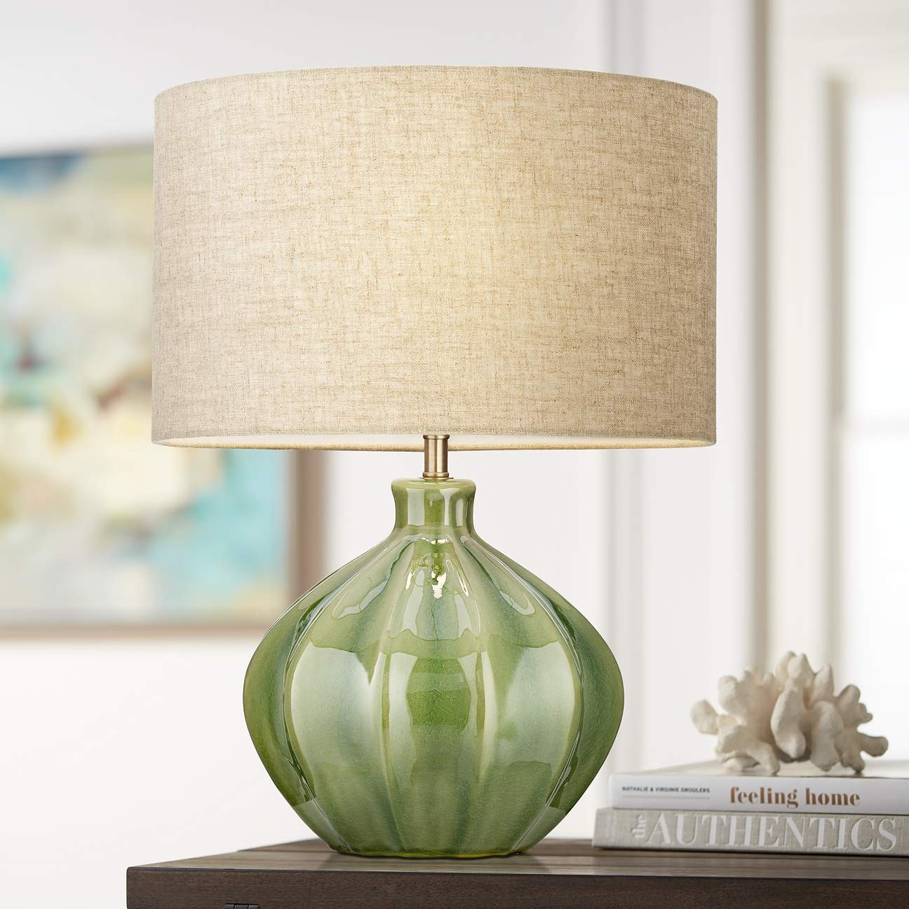 Green table lamps for the eco-conscious home