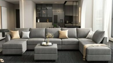 Grey Couch Sectional