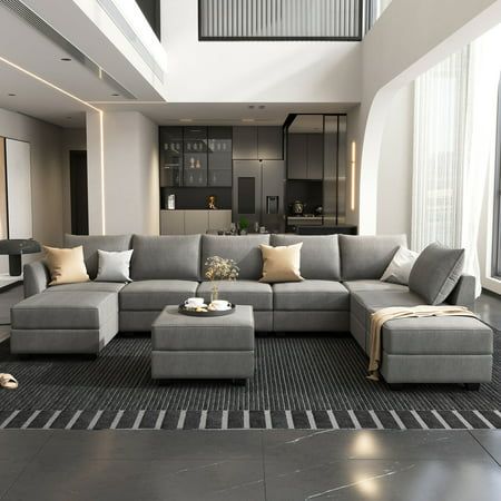 Grey Couch Sectional “Modern and Stylish Large Sofa for Your Living Room”