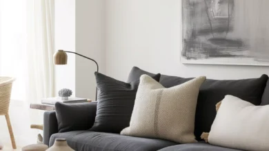Grey Couch Sectional