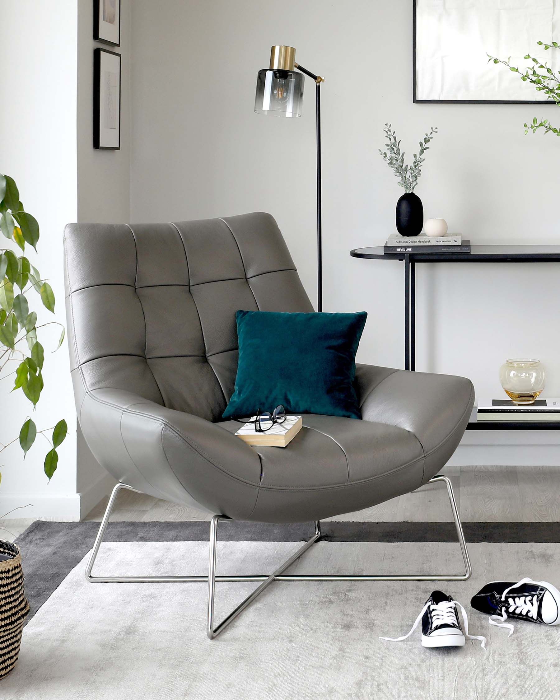 Grey Leather Armchair The Perfect Blend of Style and Comfort