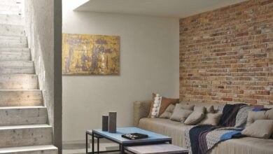 Grey Leather Sectional Sofa