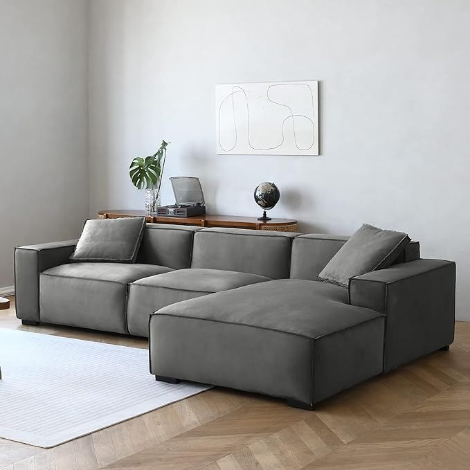 Grey Sofa Sectional Elegant and Stylish Seating Option for Modern Living Rooms