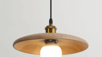 Hanging lighting in the kitchen