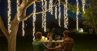 hanging lights outdoors