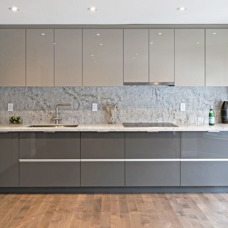 High gloss kitchen Achieve a Sleek and Modern Look With Glossy Kitchen Cabinets