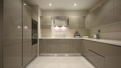 High gloss kitchen
