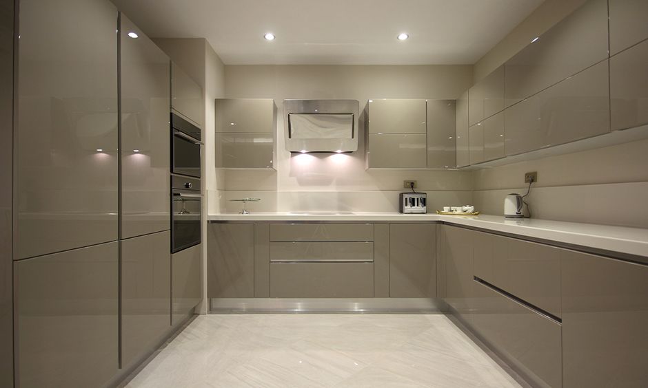 High gloss kitchen