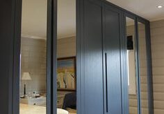 Hinged-door wardrobes pine natural lacquered