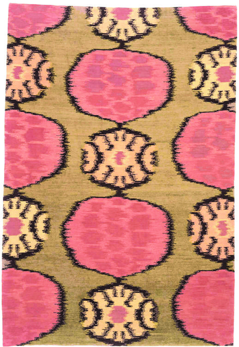 Ikat Rug Adds a Touch of Bohemian Chic to Any Space