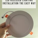 Install recessed lights