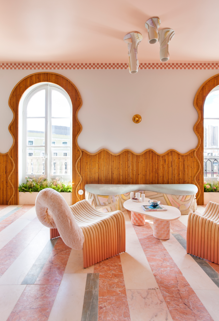 Interior design with colors